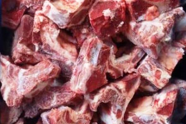tulang dan daging beku