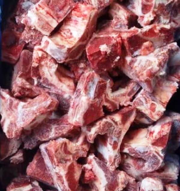 tulang dan daging beku
